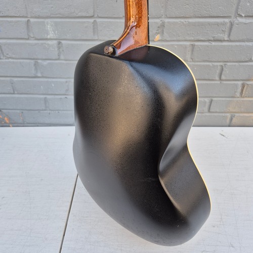 31 - An Ovation Ballandeer Left Handed Acoustic Guitar in Case