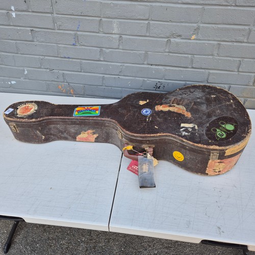 31 - An Ovation Ballandeer Left Handed Acoustic Guitar in Case