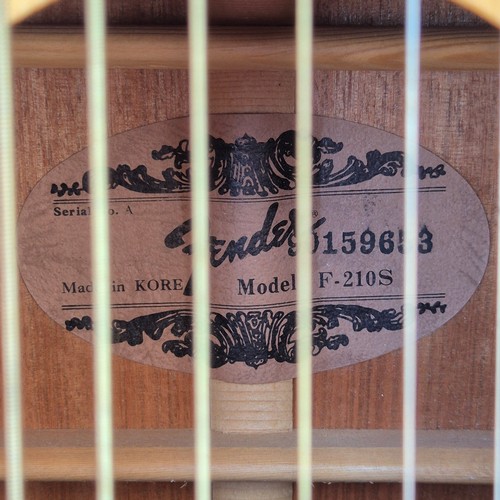 32 - A Fender F-210S Electric Guitar in Case