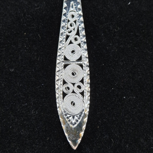 34 - Two Sets of Six Ice Cream Spoons, one set marked 