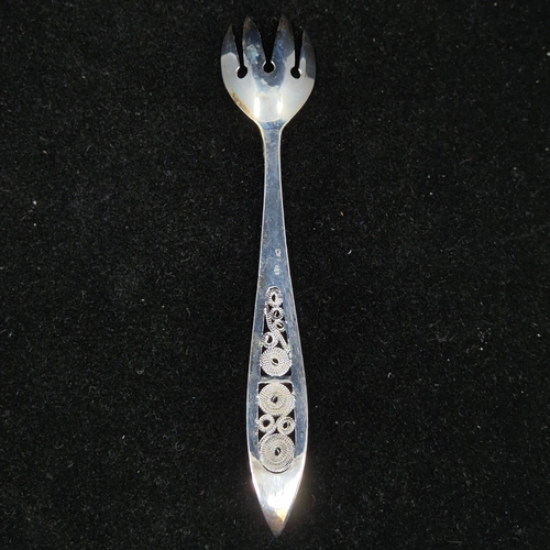 34 - Two Sets of Six Ice Cream Spoons, one set marked 