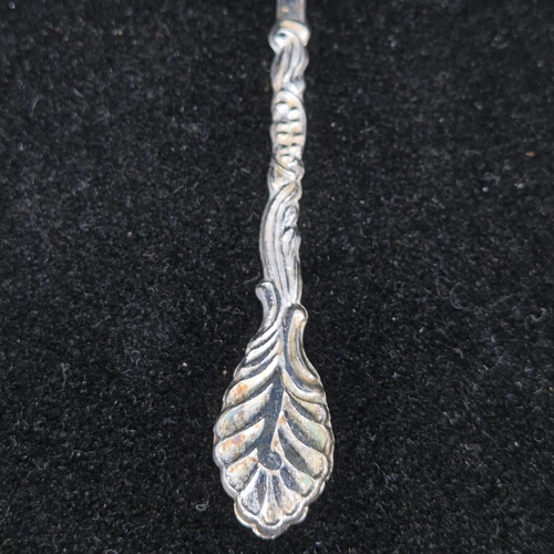 34 - Two Sets of Six Ice Cream Spoons, one set marked 