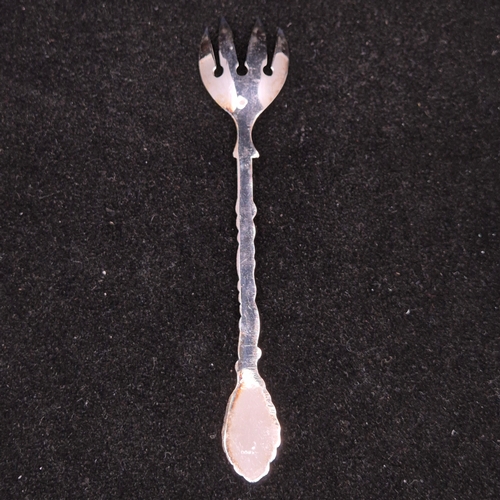 34 - Two Sets of Six Ice Cream Spoons, one set marked 