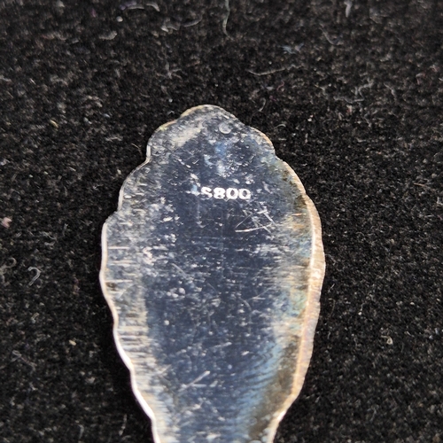 34 - Two Sets of Six Ice Cream Spoons, one set marked 