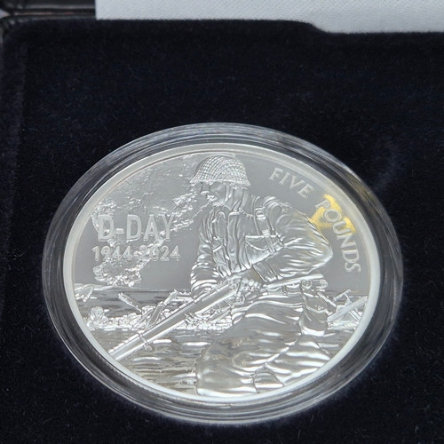 66 - A Set of Three Brilliant Uncirculated 5 Pound Coins from Ascension Island commemorating the 80th ann... 