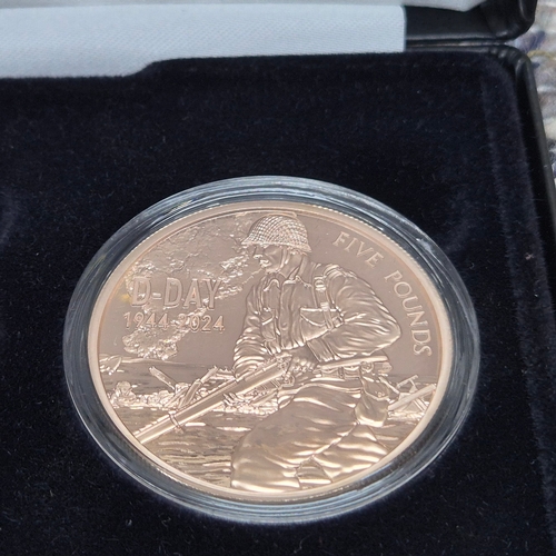 66 - A Set of Three Brilliant Uncirculated 5 Pound Coins from Ascension Island commemorating the 80th ann... 