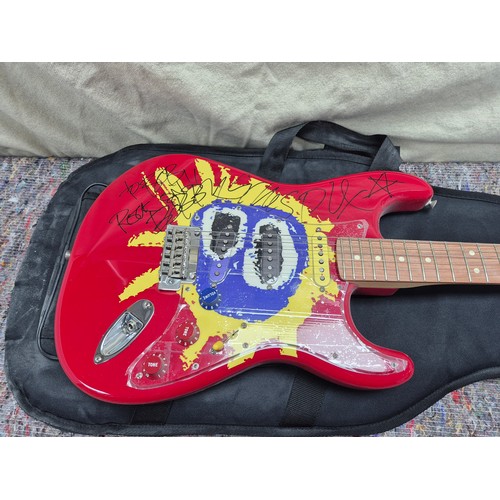 217 - Primal Scream - A Fender Stratocaster Screamadelica 30th Anniversary Guitar Signed by Bobby Gillespi... 