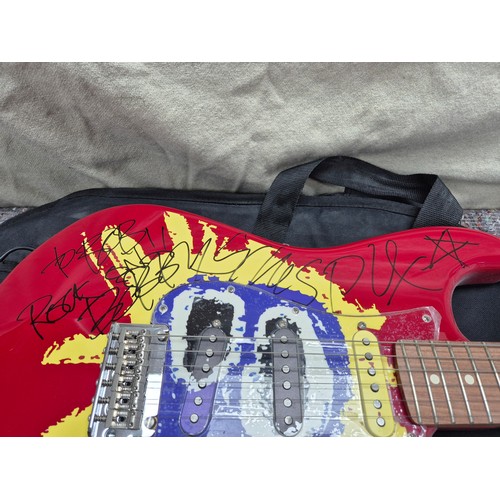 217 - Primal Scream - A Fender Stratocaster Screamadelica 30th Anniversary Guitar Signed by Bobby Gillespi... 