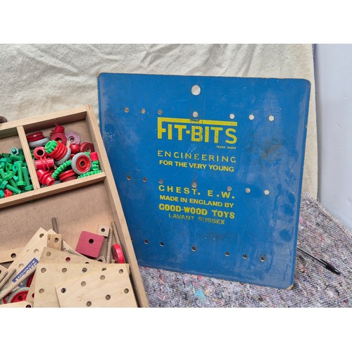103 - Two Vintage Fit-Bits Construction Toys in Original Boxes