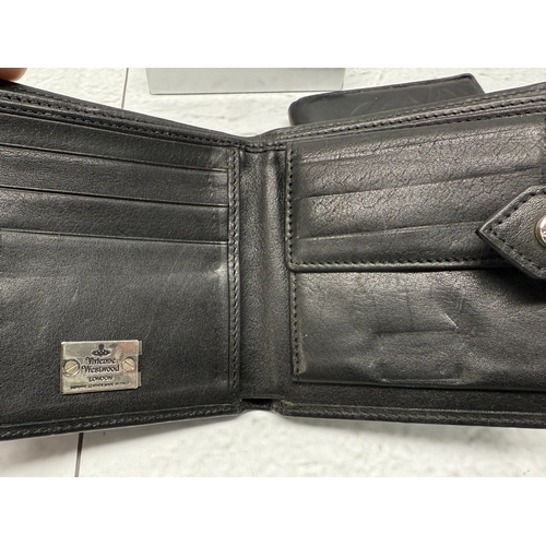 93 - Two Gents Leather Vivienne Westwood Wallets  including original box and paperwork
