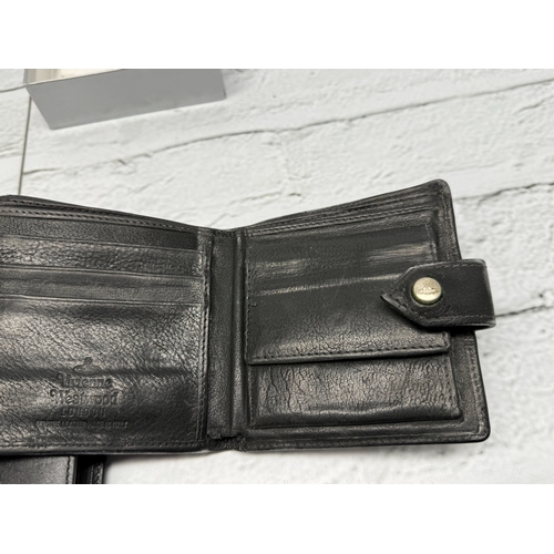 93 - Two Gents Leather Vivienne Westwood Wallets  including original box and paperwork
