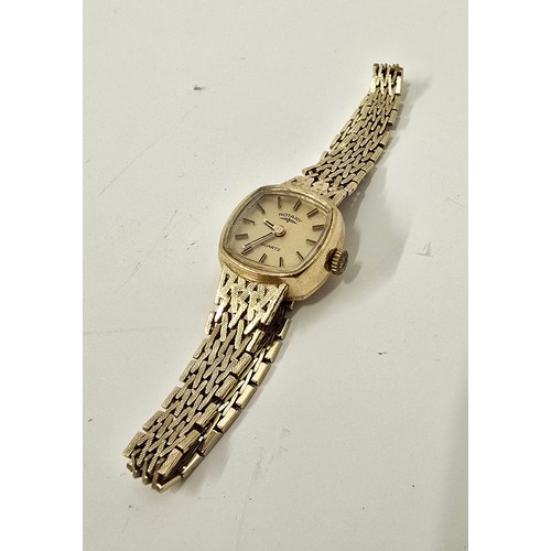 92B - A 9ct Gold Ladies Rotary Watch 17.7g