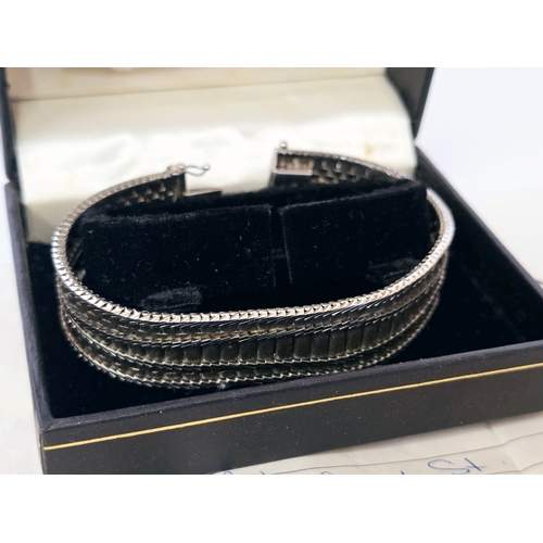 52A - A Group of Hallmarked Gold and Silver Jewellery including a 9ct Gold Ladies watch, 925 Silver Bracel... 