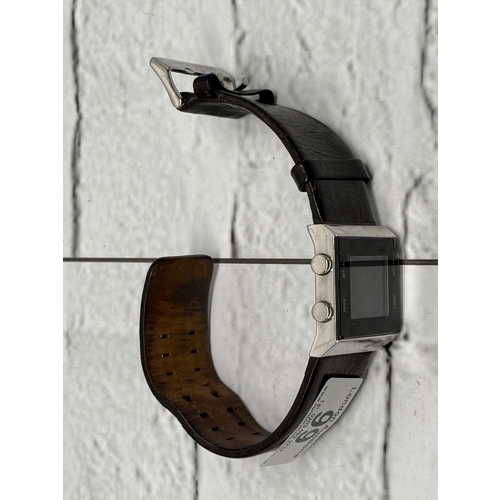 99 - A Retro Arnette Wrist Watch and a Vivienne Westwood Leather Bracelet