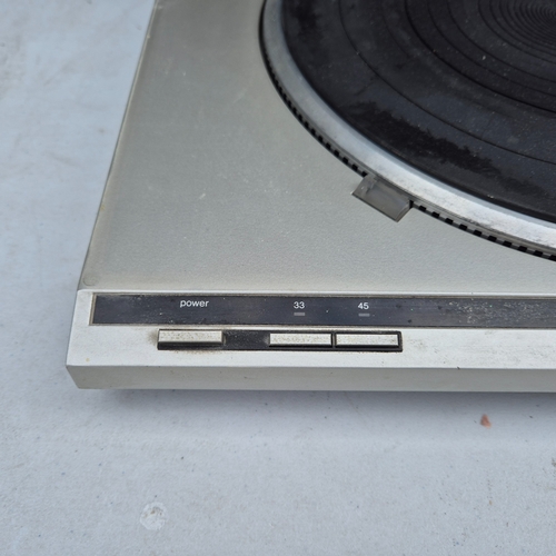 139 - A 1980s Technics SL-QL1 Quartz Lock Turntable together with an LD Systems PPA2 Phono Amplifier