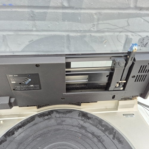 139 - A 1980s Technics SL-QL1 Quartz Lock Turntable together with an LD Systems PPA2 Phono Amplifier