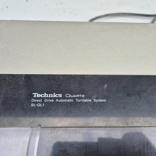 139 - A 1980s Technics SL-QL1 Quartz Lock Turntable together with an LD Systems PPA2 Phono Amplifier