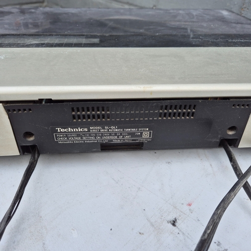 139 - A 1980s Technics SL-QL1 Quartz Lock Turntable together with an LD Systems PPA2 Phono Amplifier