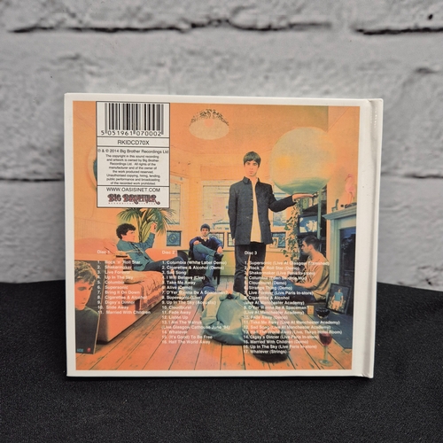 164 - Oasis - Definitely Maybe, 2014 3x CD Deluxe Set, European Pressing, Signed by Liam Gallagher