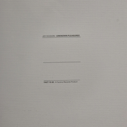 54 - Joy Division - Unknown Pleasures, 2019 Ruby Red Vinyl, Sealed