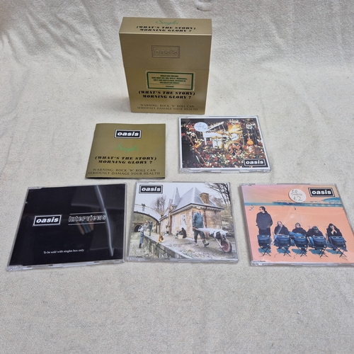 167 - Oasis - (What's The Story) Morning Glory? Singles, 4x CD Promo Boxset
