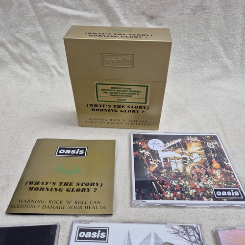 167 - Oasis - (What's The Story) Morning Glory? Singles, 4x CD Promo Boxset