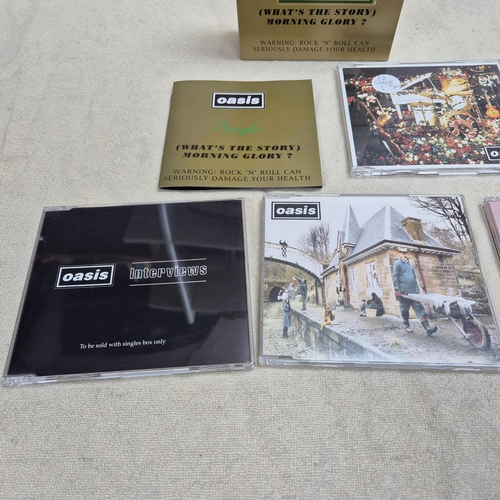 167 - Oasis - (What's The Story) Morning Glory? Singles, 4x CD Promo Boxset