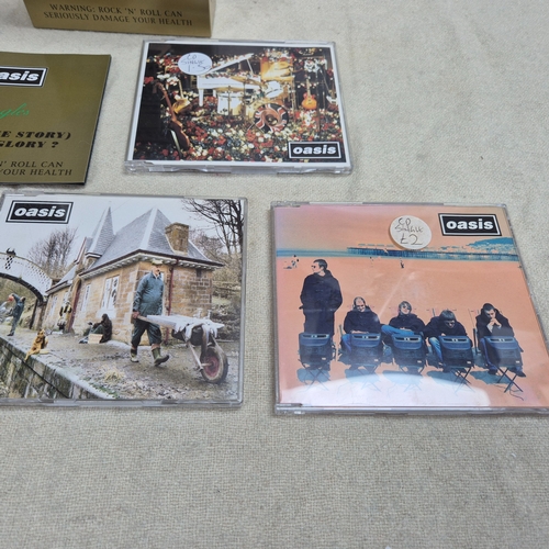 167 - Oasis - (What's The Story) Morning Glory? Singles, 4x CD Promo Boxset