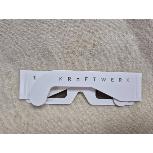 208 - Kraftwerk - Four Sets of 3D Glasses from the Kraftwerk 3-D Concert at the Royal Albert Hall on 21st ... 