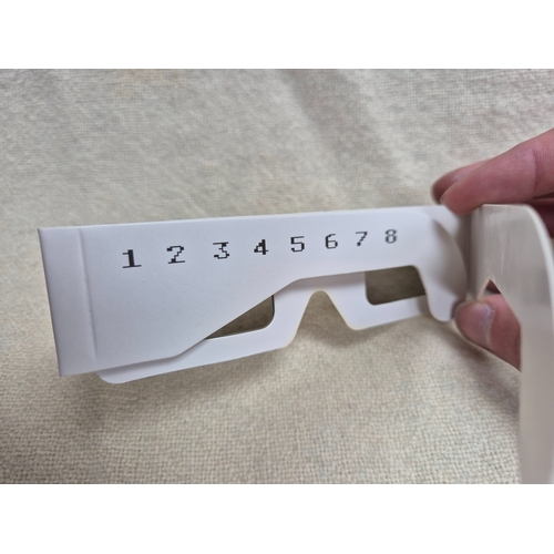 208 - Kraftwerk - Four Sets of 3D Glasses from the Kraftwerk 3-D Concert at the Royal Albert Hall on 21st ... 