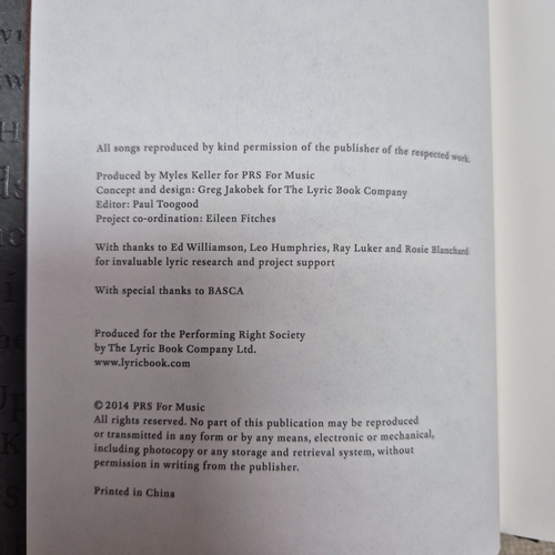 225 - A Century of Song - 100 Years of the Performing Right Society Lyric Book