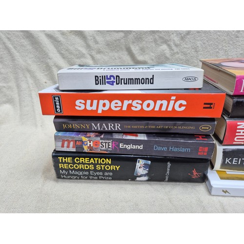 226 - A Collection of Ten Books on the Music Industry to include Biographies, Autobiographies and others