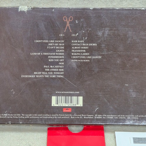 220 - Scissor Sisters - Ta-Dah, 2x CD Boxset, together with some Scissor Sisters Promotional Items