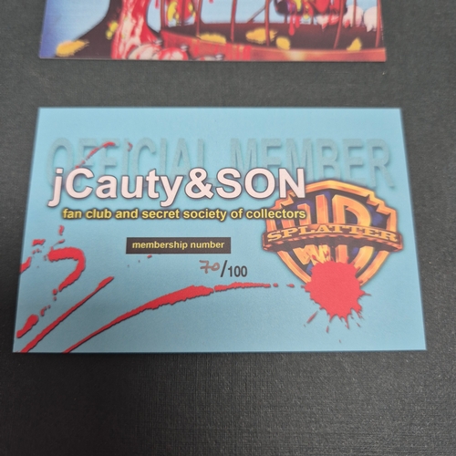 231 - Jimmy Cauty (b. 1956)
A jCauty&Son WB Splatter Limited Edition Membership Pack, 70/100