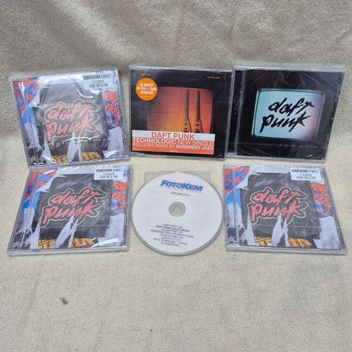 160 - Daft Punk - 6 CDs to include Sealed Homework Remixes, Human After All, Technologic Single and Electr... 