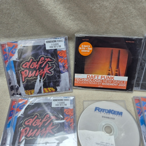 160 - Daft Punk - 6 CDs to include Sealed Homework Remixes, Human After All, Technologic Single and Electr... 