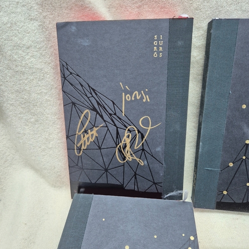 219 - Sigur Rós - A Mixed Lot to include Signed Tour Books, a Sealed Ágætis Byrjun 20th Anniversary CD etc