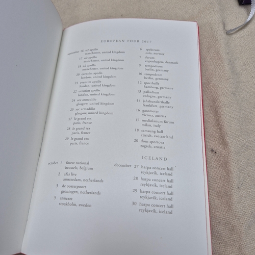 219 - Sigur Rós - A Mixed Lot to include Signed Tour Books, a Sealed Ágætis Byrjun 20th Anniversary CD etc
