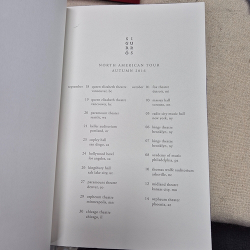 219 - Sigur Rós - A Mixed Lot to include Signed Tour Books, a Sealed Ágætis Byrjun 20th Anniversary CD etc