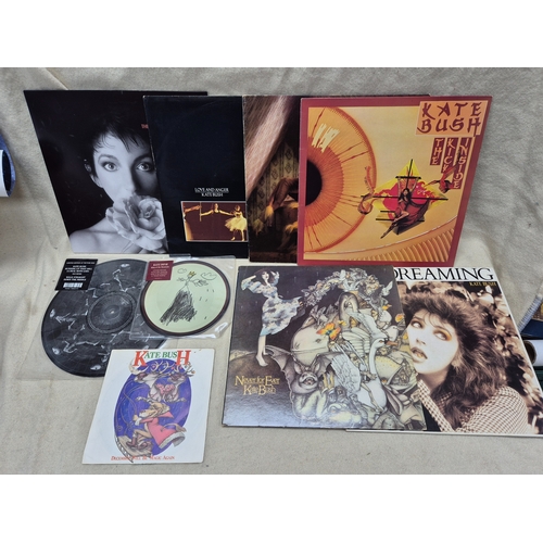 50 - Kate Bush - A Collection of Vinyl Albums and Singles by Kate Bush to include her first Four Albums a... 
