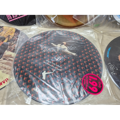 142 - Six Vinyl Picture Discs to include Toto - Africa and others