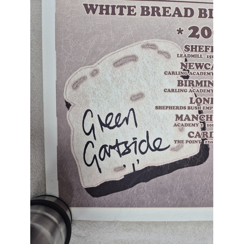 191 - Scritti Politti - A Limited Edition White Bread Black Beer 2006 Tour Poster, Numbered 83/275