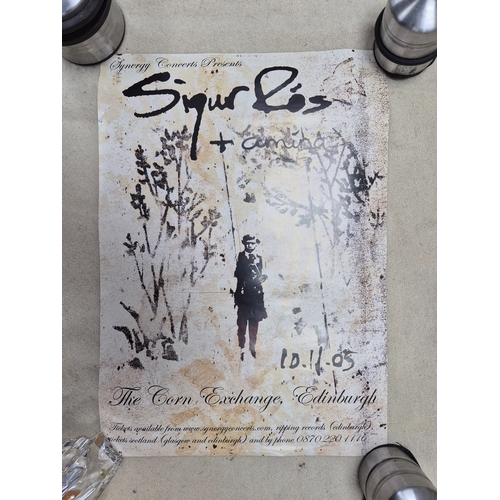 192 - Seven Sigur Rós Concert Posters for their gig at The Corn Exchange, Edinburgh, 10/11/2005