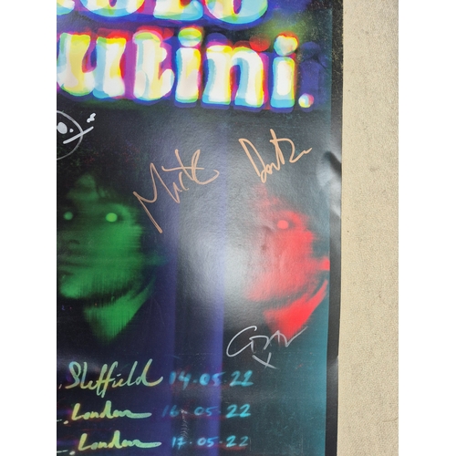 189 - Paolo Nutini - A UK Tour Poster Signed by Nutini and his Band