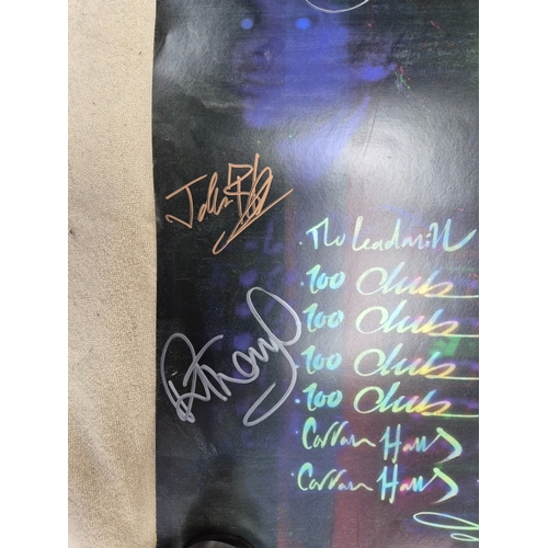 189 - Paolo Nutini - A UK Tour Poster Signed by Nutini and his Band