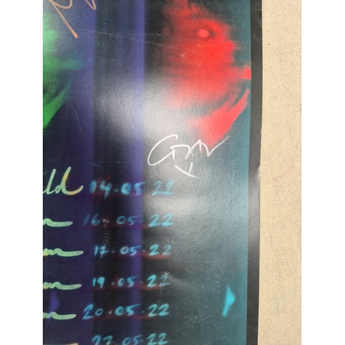 189 - Paolo Nutini - A UK Tour Poster Signed by Nutini and his Band