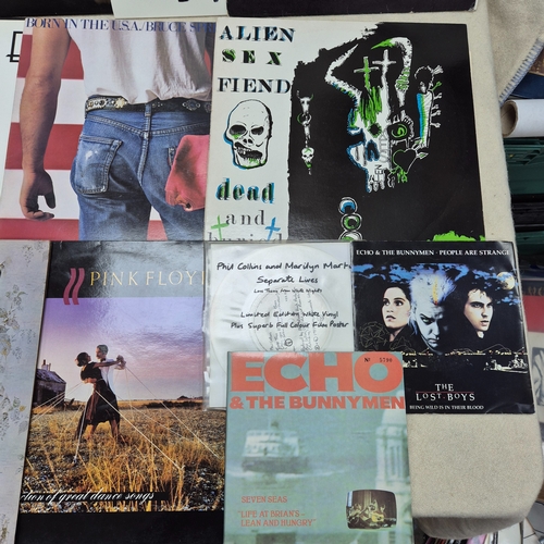 145 - A Mixed Lot of Classic Vinyl Records to include Led Zeppelin, Fleetwood Mac, Pink Floyd and others