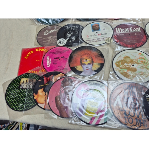 143 - A Collection of Vinyl Picture Discs to include Bat Out Of Hell, Freebird and others