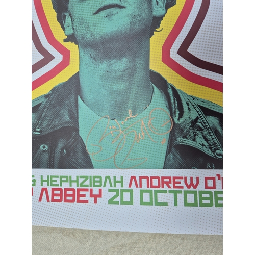 190 - Paolo Nutini - A Paisley Abbey Concert Poster Signed by Nutini