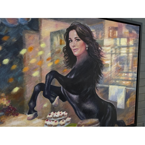 236 - Caroline Skyes (British)
Nigella Lawson as a Prancing Pony, from the Celebrity Beasts Series, Dated ... 